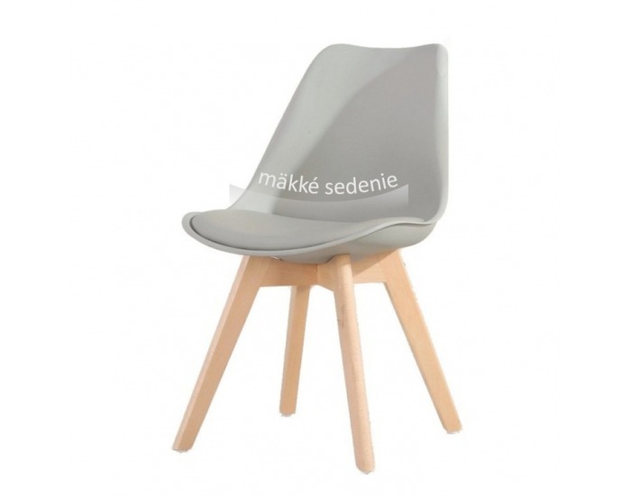 Jedálenská stolička Bali - sivá / buk