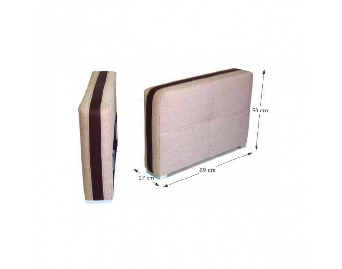 Podrúčky (2 ks) Rosana 15 L/P - svetlohnedá / čokoládová