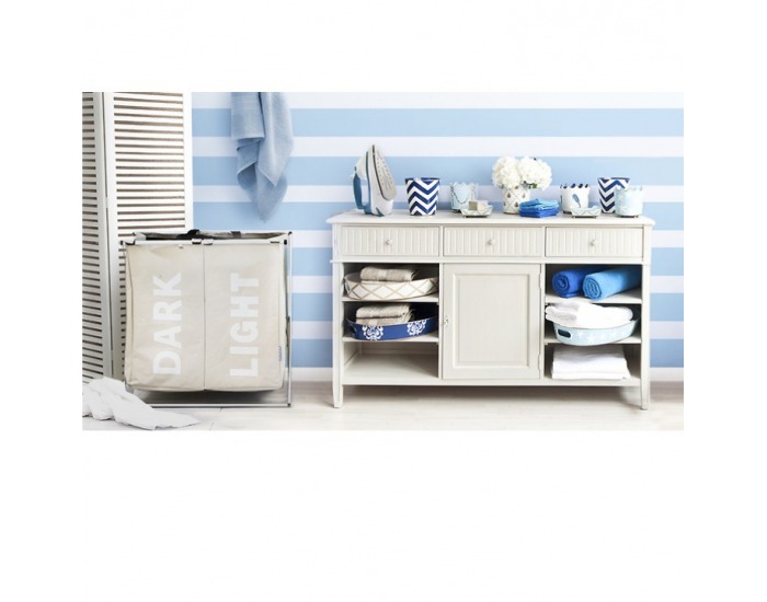 Kôš na prádlo Laundry Typ 2 - sivobéžová