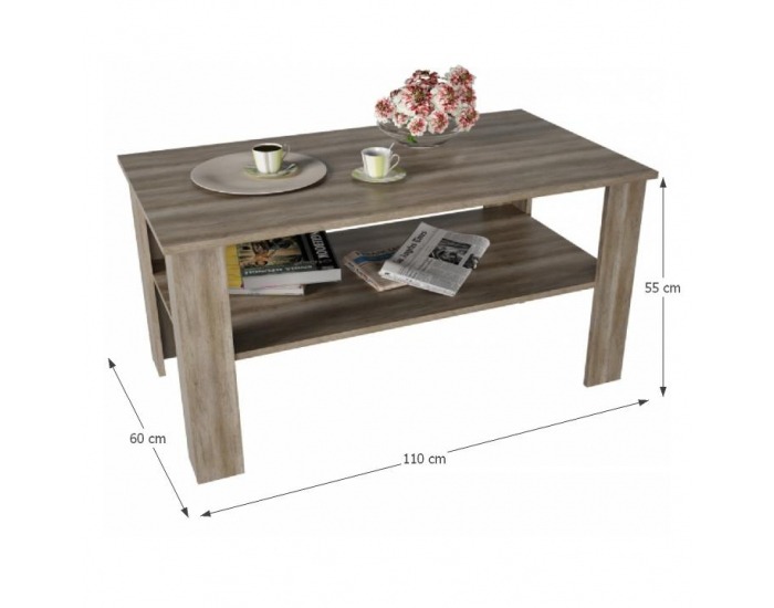 Konferenčný stolík Gaudi - dub canyon