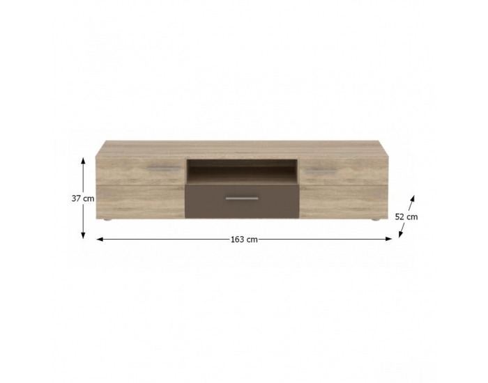 TV stolík Chamion 13 - dub sonoma / kakao