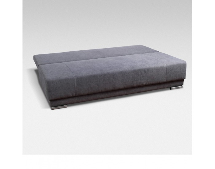 Rozkladacia pohovka s úložným priestorom Lido - sivá / tyrkysová