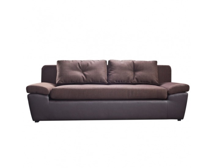 Rozkladacia pohovka s úložným priestorom Uno - čokoládová