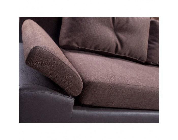 Rozkladacia pohovka s úložným priestorom Uno - čokoládová