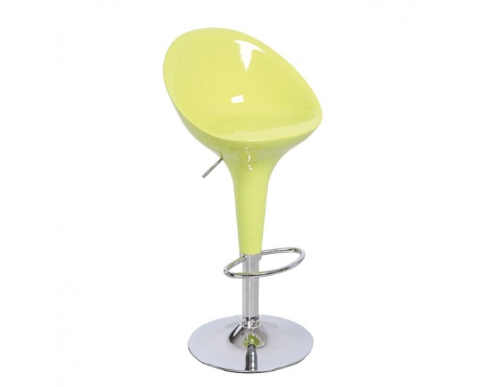 Barová stolička Alba HC-169 New - chróm / zelená
