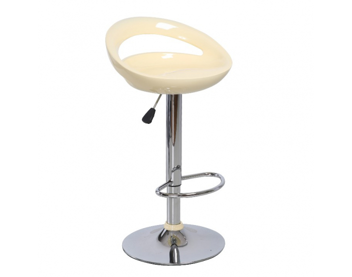 Barová stolička Dongo HC-104 New - béžová / chróm
