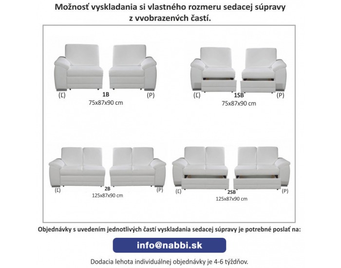 Kreslo Labello - ultrabiela (Cayenne 1115)