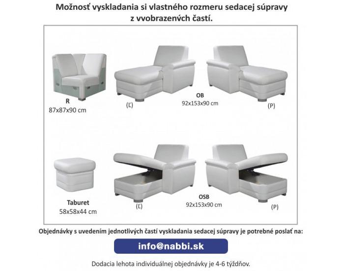 Kreslo Labello - ultrabiela (Cayenne 1115)