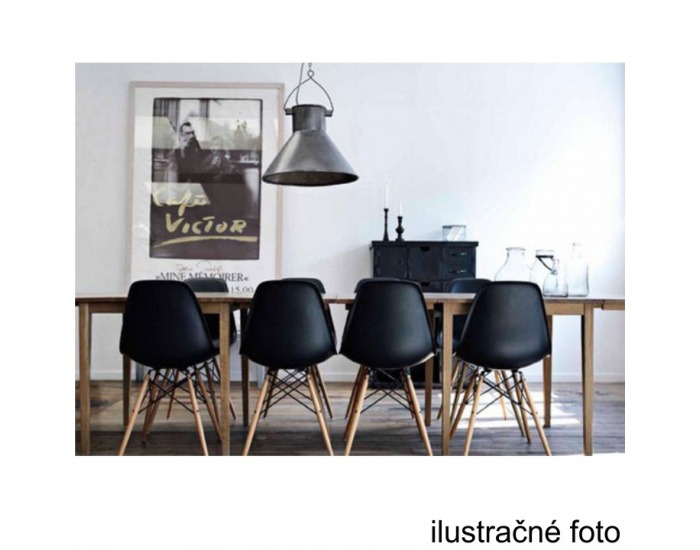 Jedálenská stolička Cinkla PC-015 - sivá / buk