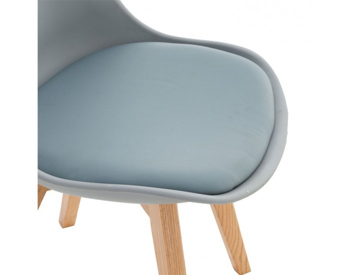 Jedálenská stolička Bali - sivá / buk