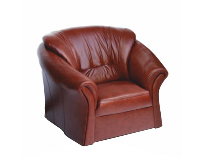 Kreslo Laredo - hnedočervená