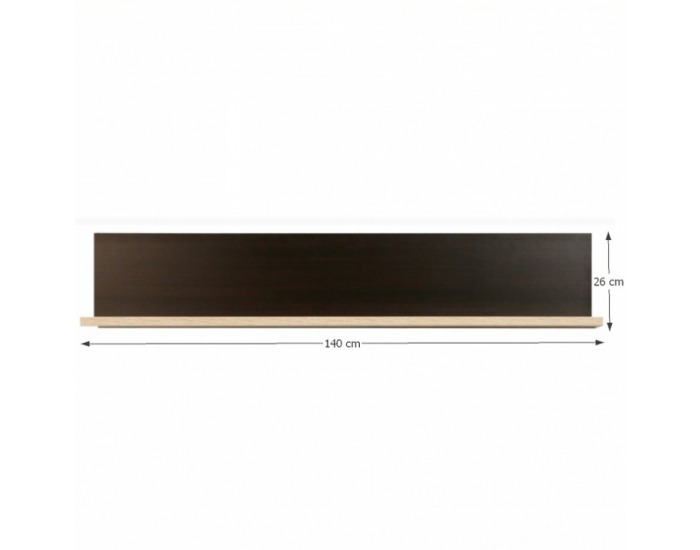 Polica Lotos 3 - dub sonoma / wenge