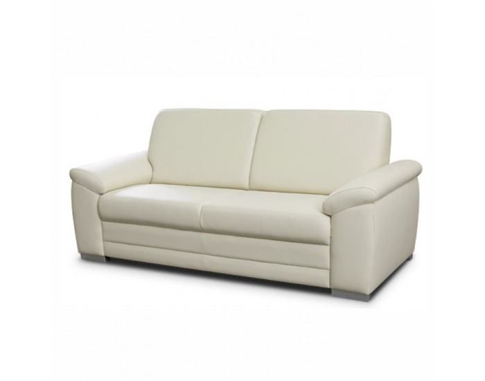 Rozkladacia trojsedačka s úložným priestorom Labello - ultrabiela (Cayenne 1115)