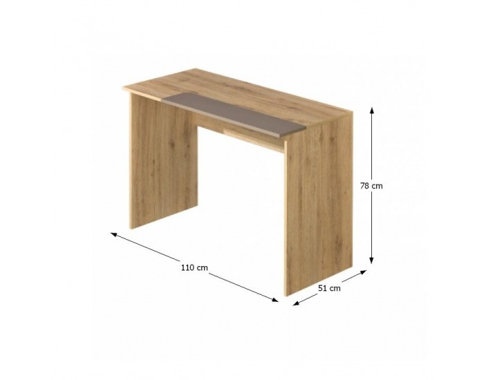 PC stolík Katar K10 - san reno / cappuccino