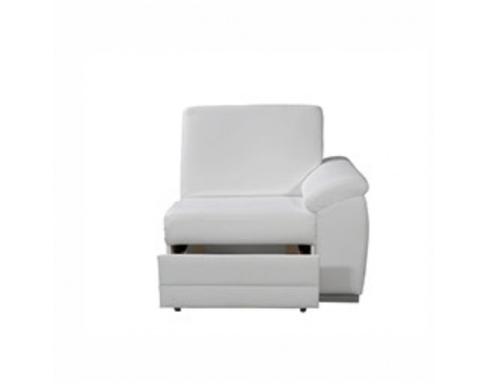 Jednosed s úložným priestorom Labello P - ultrabiela (Cayenne 1115)