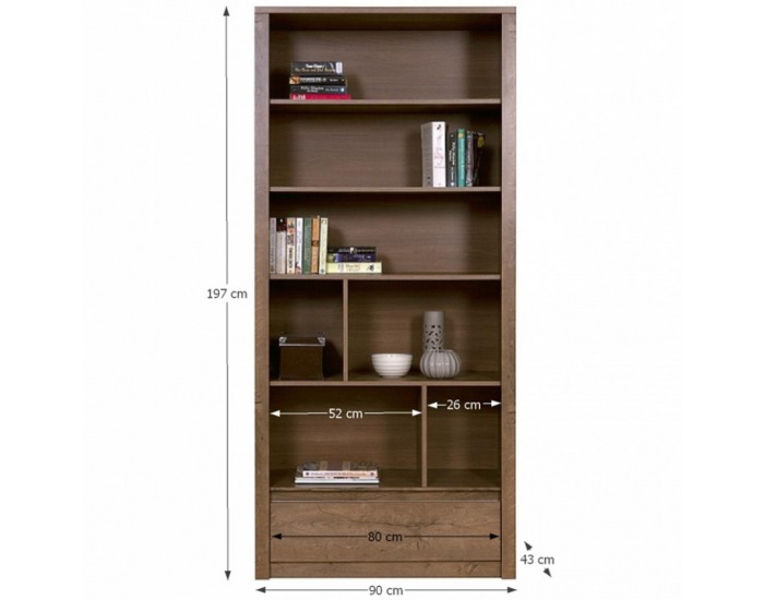 Regál Monte 3 - dub lefkas