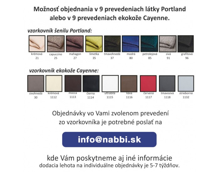 Dvojsedačka Labello P - ultrabiela (Cayenne 1115)