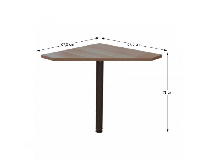 Rohová stolová spojka Johan 6 - slivka