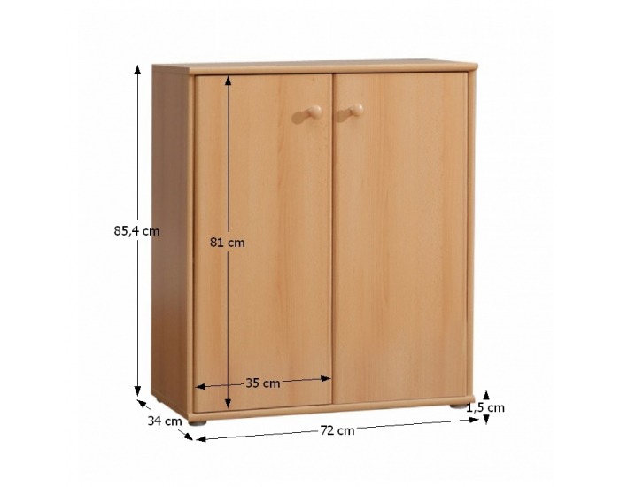 Skrinka Tempra 8 - buk