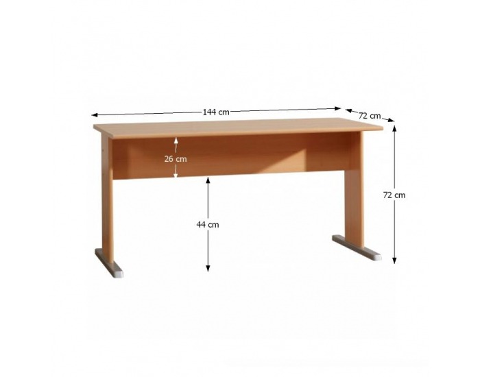 Písací stôl Tempra 12 - buk