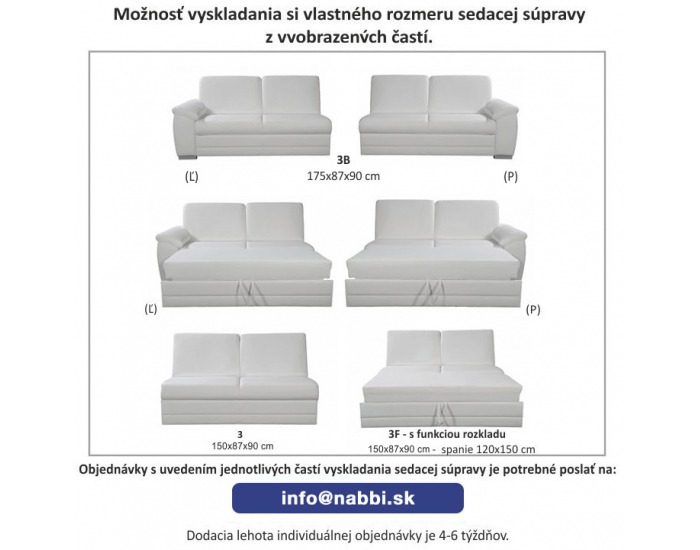 Kreslo Labello - ultrabiela (Cayenne 1115)