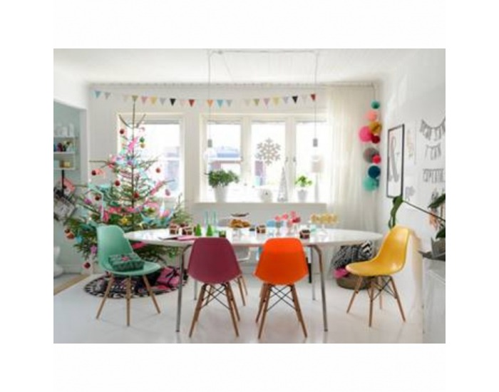 Jedálenská stolička Cinkla PC-015 - sivá / buk