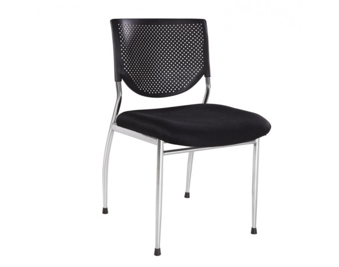 Kancelárska stolička Zarina - čierna / strieborná