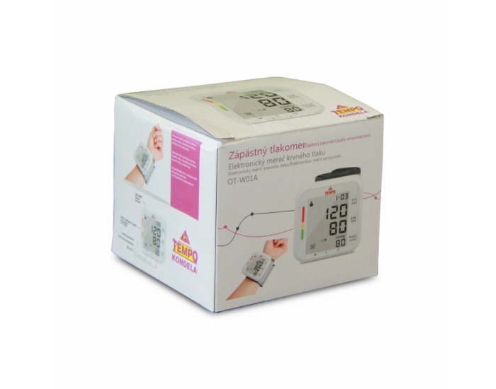 Zápästný tlakomer OT-W01A - sivá