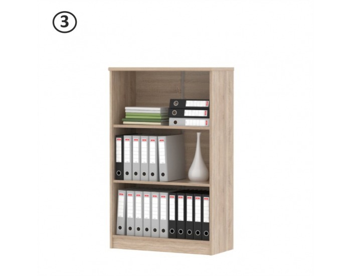 Kancelárska zostava Johan New - dub sonoma / biela