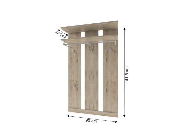 Vešiaková stena Orestes 90 - dub san remo