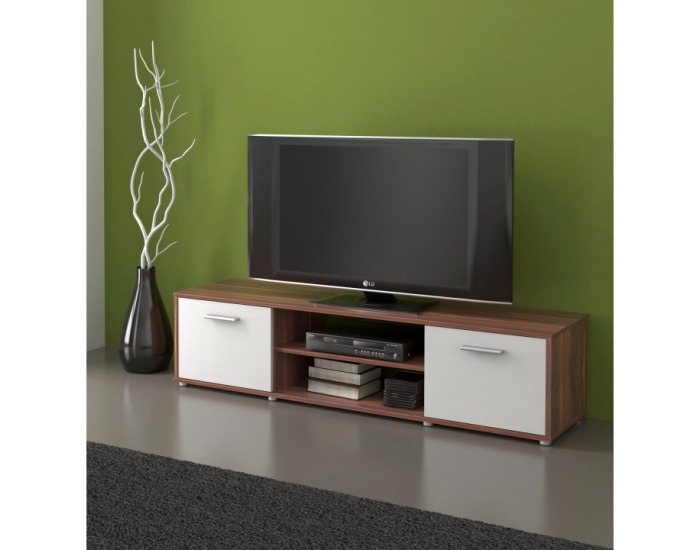 TV stolík Zuno New 1 - slivka / biela