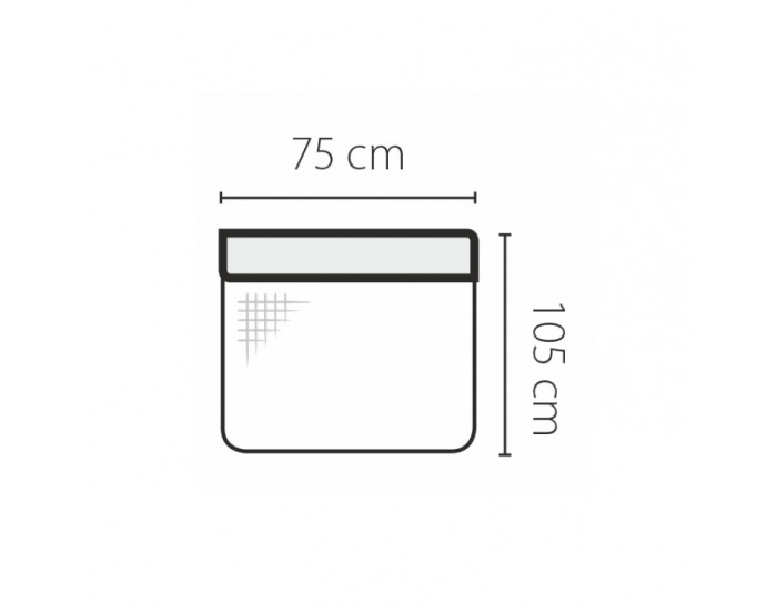 Jednosed Gevona - mentolová / krémové šitie