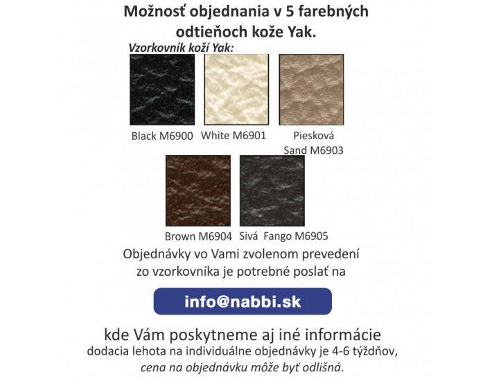 Kožené kreslo Casino - čierna koža (Yak M6900)
