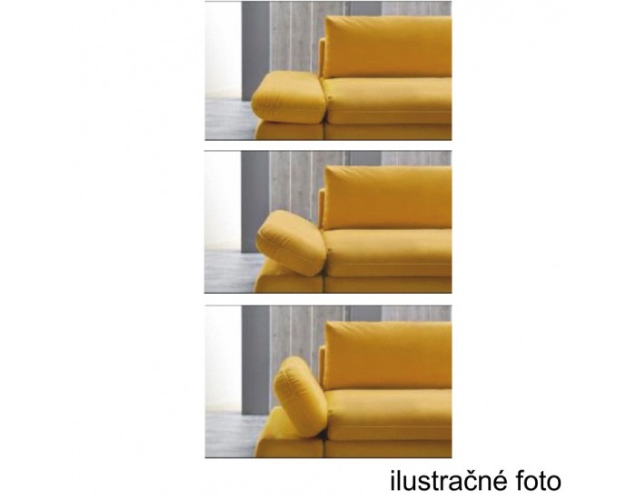 Rohová sedačka s rozkladom a úložným priestorom Sylt L/P - sivá