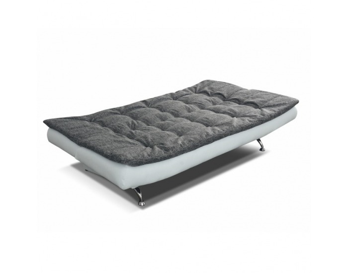 Rozkladacia pohovka Liam - sivá / tyrkysová