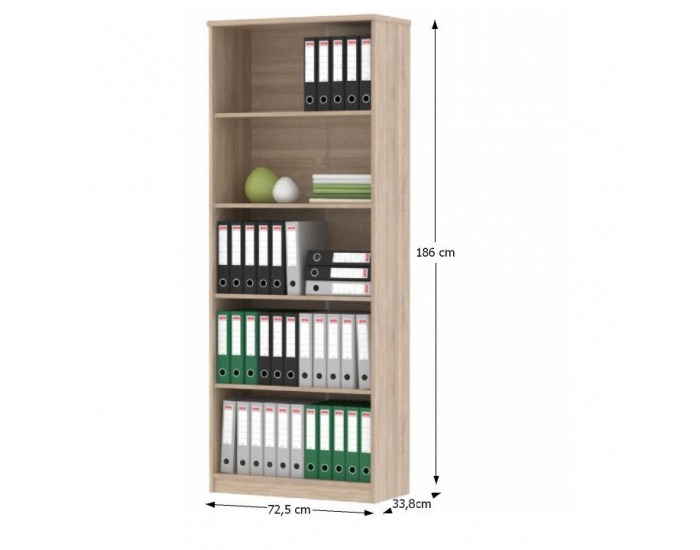 Regál Johan New 4 - dub sonoma