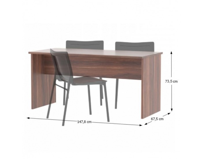 Písací stôl Johan New 8 - slivka