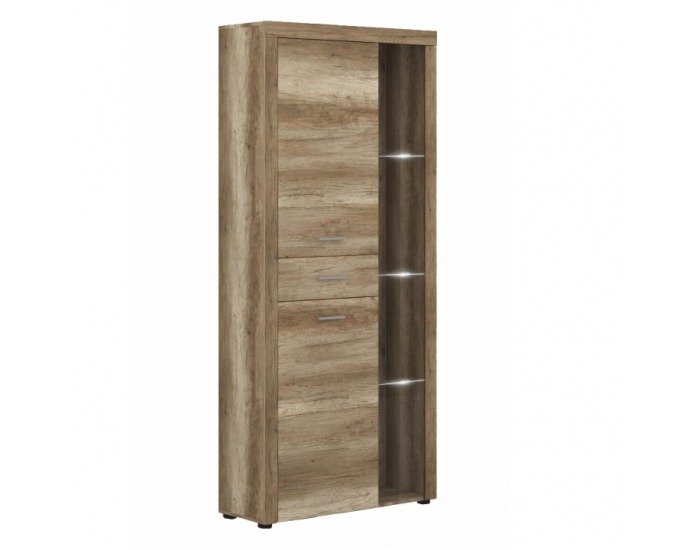 Vitrína s osvetlením Arenta Typ 1 - dub canyon