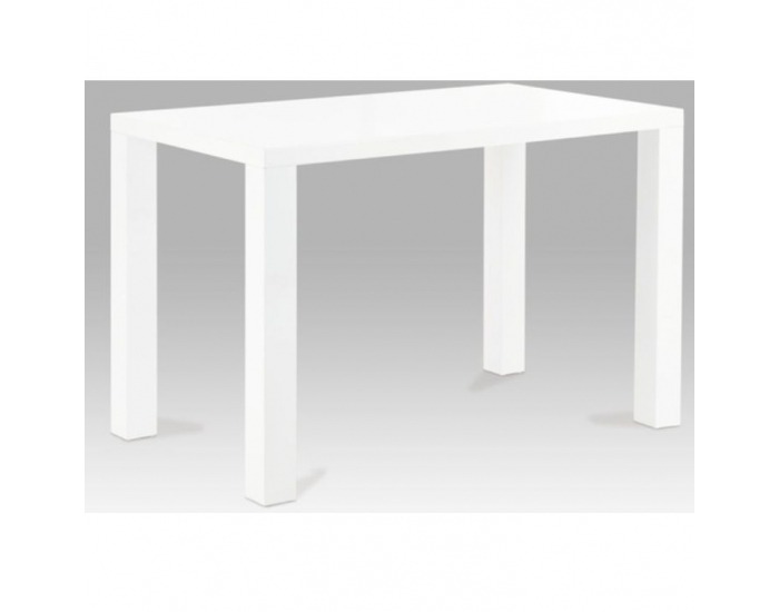 Jedálenský stôl Asper 140 - biely vysoký lesk
