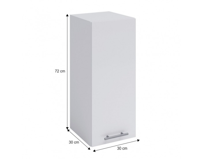 Horná kuchynská skrinka Fabiana W-30 - biela