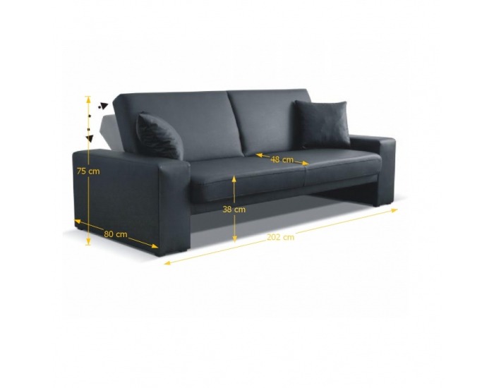 Dvojsedačka Sem - čierna