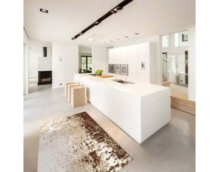 Koberec Lynton 67x120 cm - krémová / hnedá