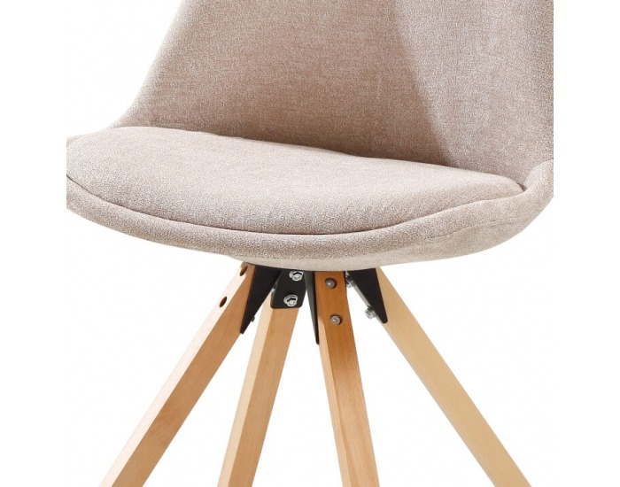 Jedálenská stolička Sabra - béžová / buk