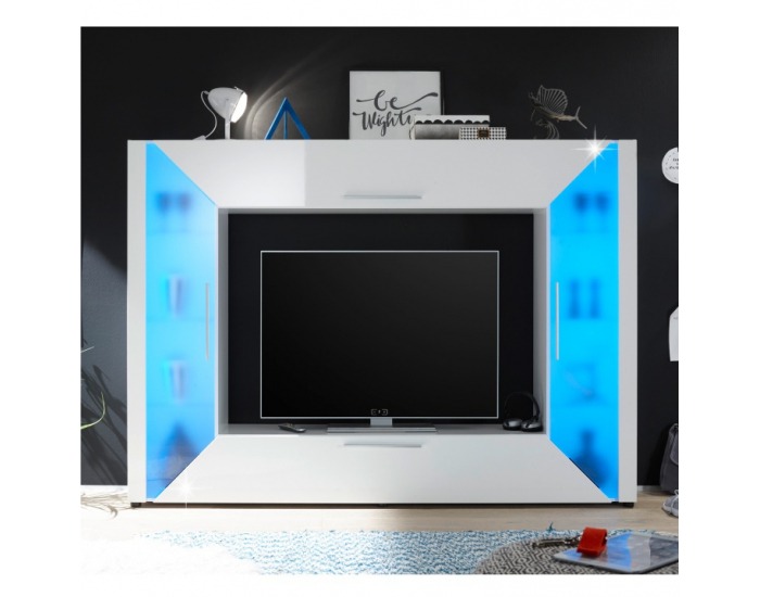 Obývacia stena Adge - biely lesk