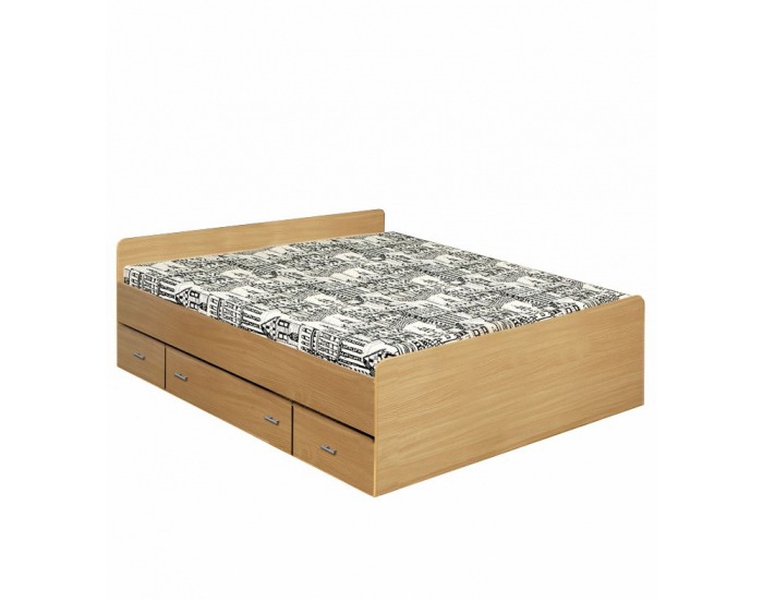 Posteľový rám s úložným priestorom Duet 80262 140 - buk