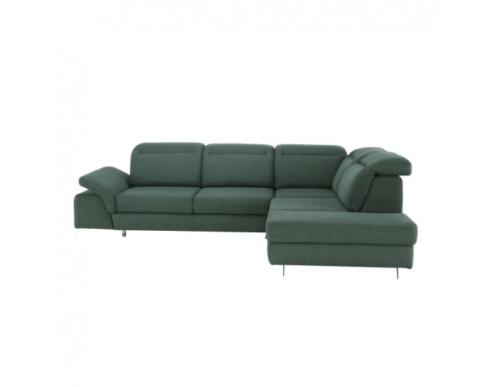 Rohová sedačka s rozkladom a úložným priestorom Alvaro P - zelená