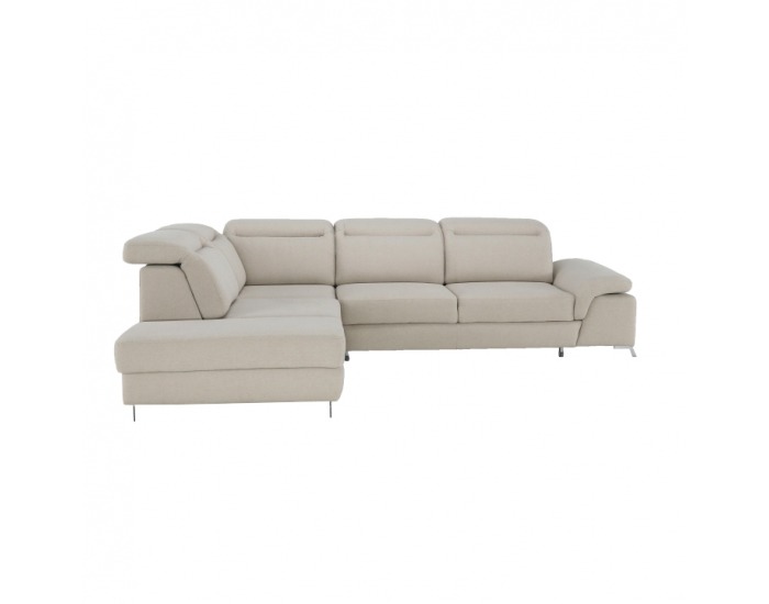 Rohová sedačka s rozkladom a úložným priestorom Alvaro L - béžová