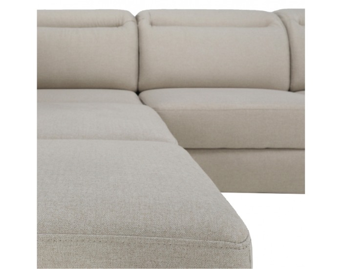 Rohová sedačka s rozkladom a úložným priestorom Alvaro L - béžová