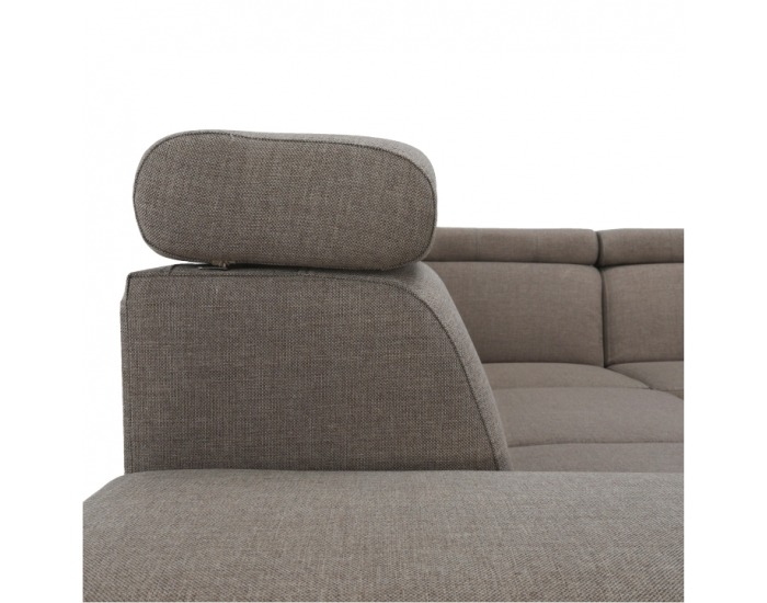 Rohová sedačka s rozkladom a úložným priestorom Monako P - cappuccino