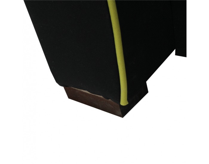 Rozkladacia pohovka s úložným priestorom Lumia - čierna / neónová